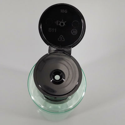Clear Green 24mm Mini 2.1oz Plastic Liquor Bottles