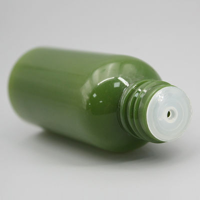 Cylinder Toner Hand Cream Skin Care Bottle PET Green Packaging Plastic Bottle 80ml Screw Cap Small Cosmetic Bottle