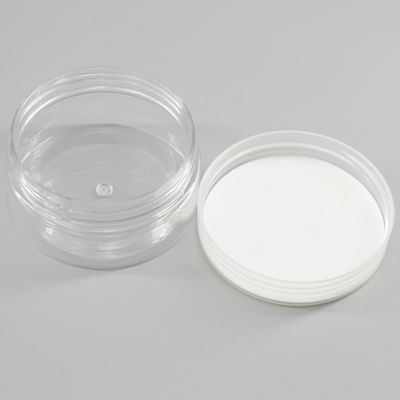 PET Cylinder 100ml Empty Transparent Cosmetic Jars