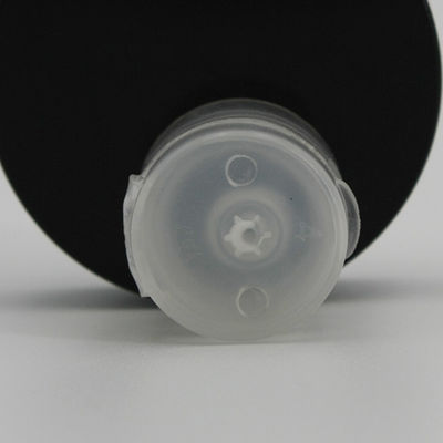Round PP Cosmetic Bottle Clear 24mm Flip Top Lid