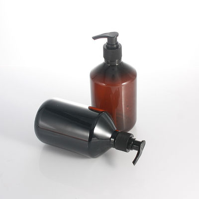 PET 500ml Oblique Shoulder Shampoo Pump Bottles