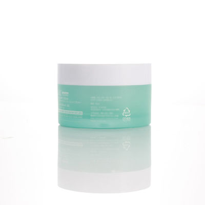 50ml PS Combination Green Cosmetic Plastic Jar With Screw Cap
