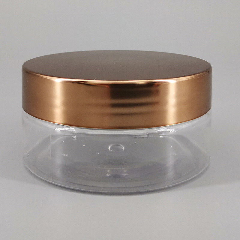 Golden Lid 36mm 70ml Clear Cosmetic Jars